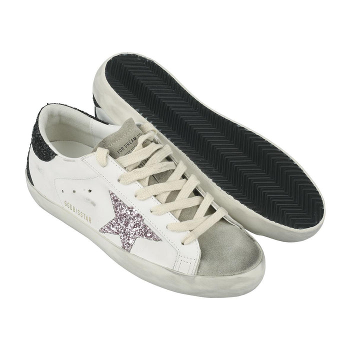GOLDEN GOOSE Glitter Superstar Low-Top Sneakers