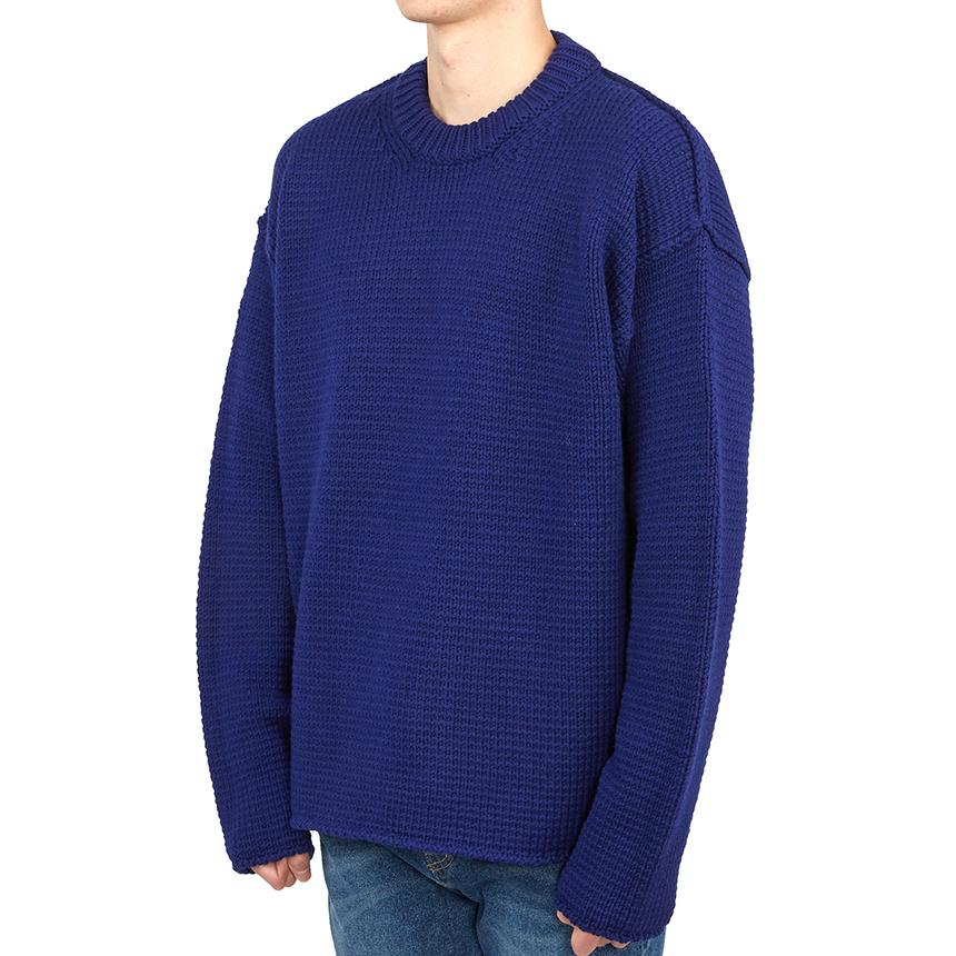 Ten C Men’s Wool Crewneck Sweater Navy