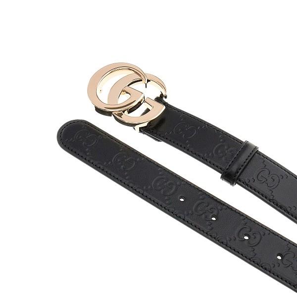 GUCCI Black Leather Belt
