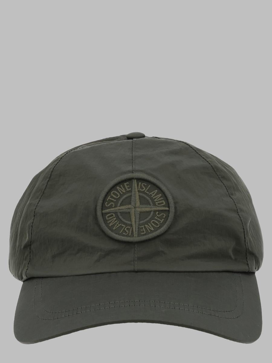 STONE ISLAND Cotton Baseball Cap Navy Men’s