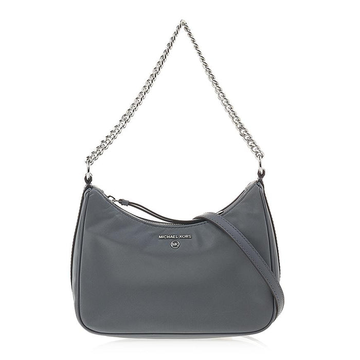 Michael Kors Jet Set Charm Shoulder Bag Women Gray Leather