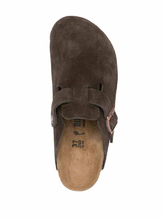Birkenstock Boston BS Mocha Clogs Sandals/Slippers for Women