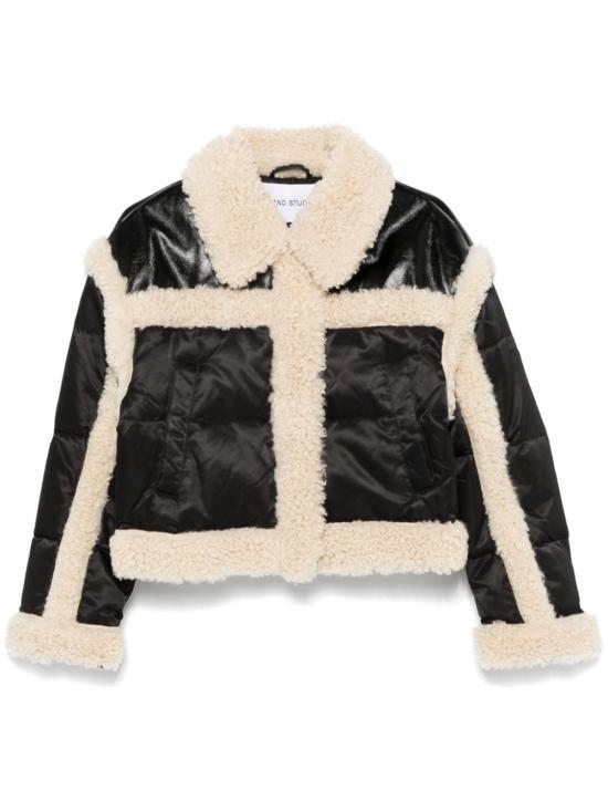 STAND STUDIO Faux Shearling Jacket for Women 66309866989110 DOM