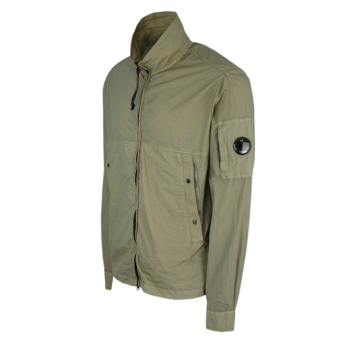 CP Company Tayon L Windbreaker Jacket Green Nylon Men