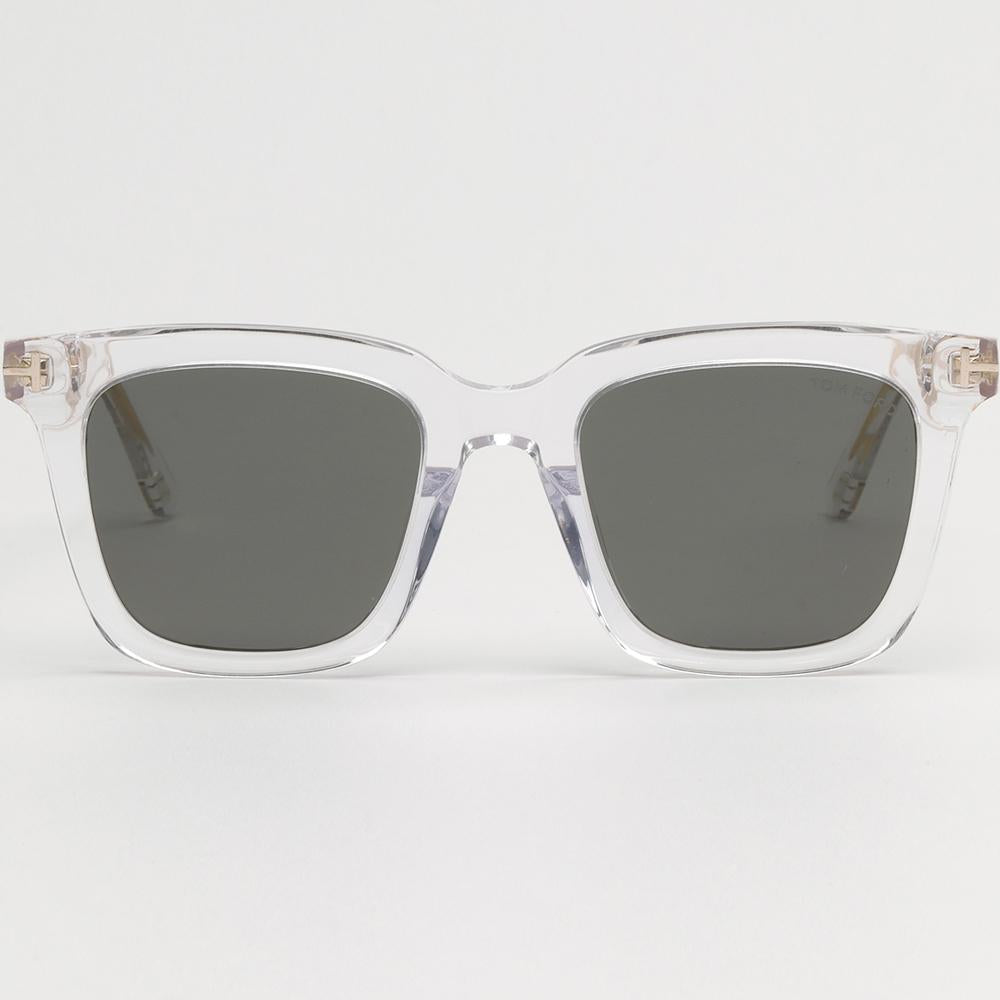 TOM FORD Transparent Square Acetate Sunglasses Asian Fit Unisex TF970K 26A