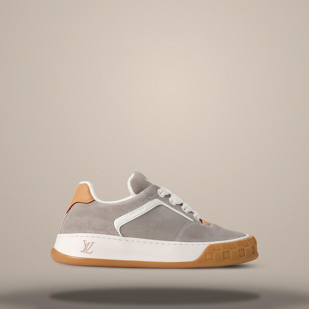 Louis Vuitton Grey LV Tilted Low-Top Sneakers 1AKQJ0