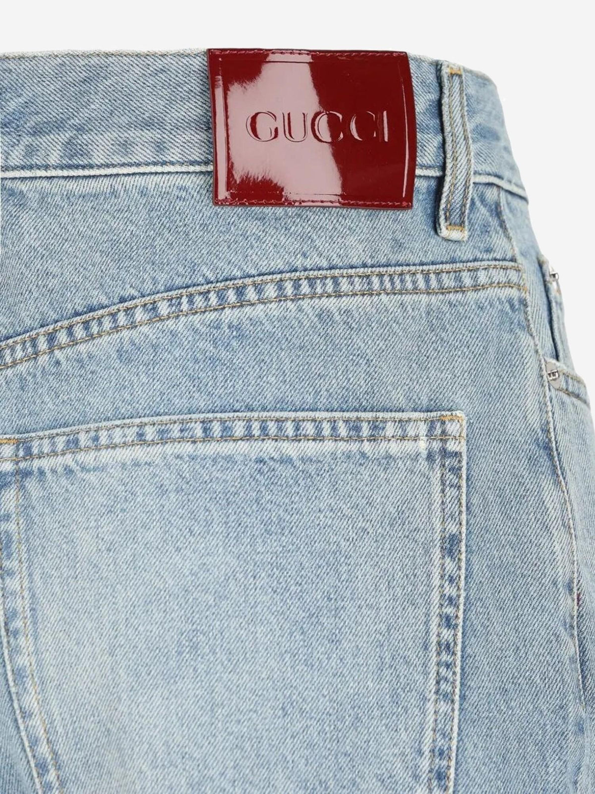 GUCCI Blue Denim Jeans Women’s Classic Fit Pants