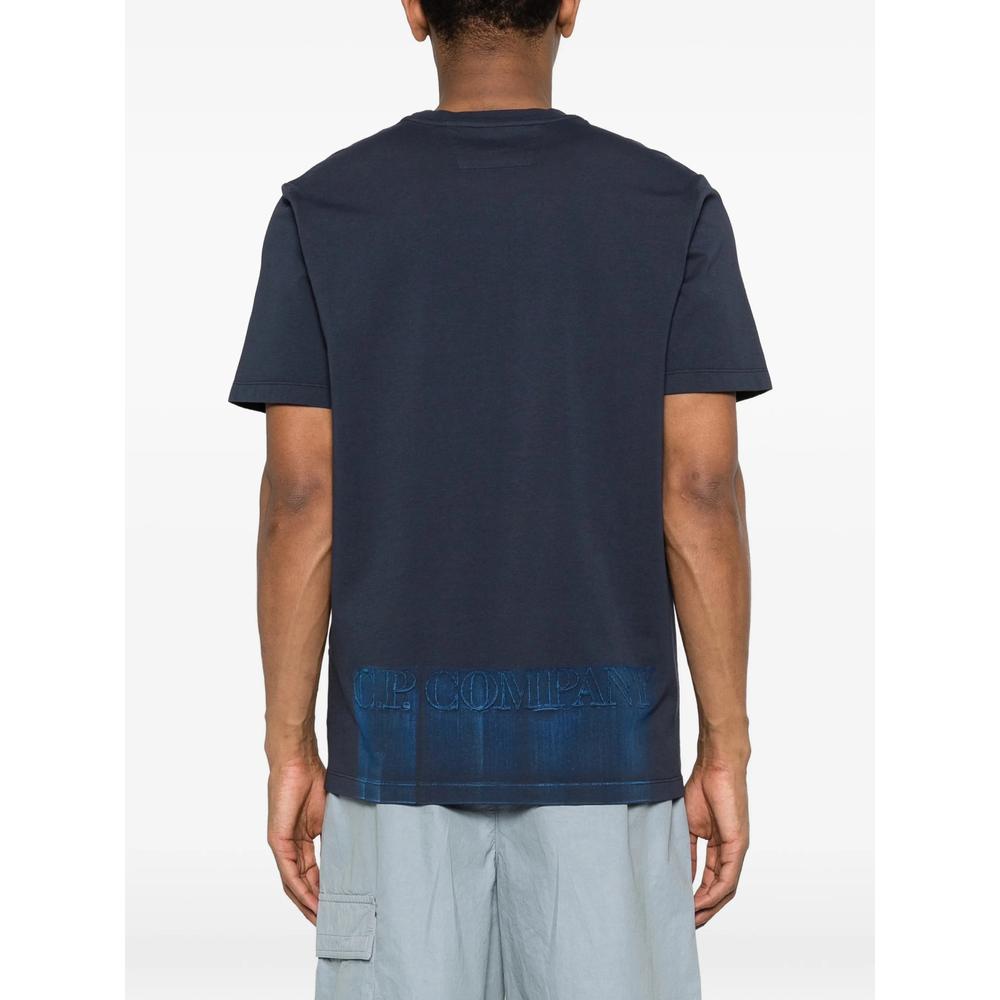 CP Company Cotton Short Sleeve T-Shirt Navy Men’s