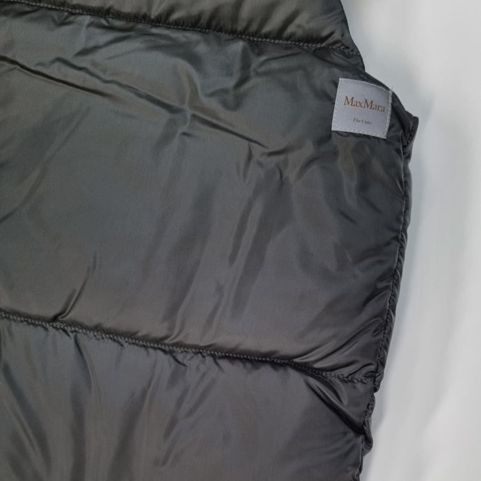 Max Mara Dark Gray Puffer Vest