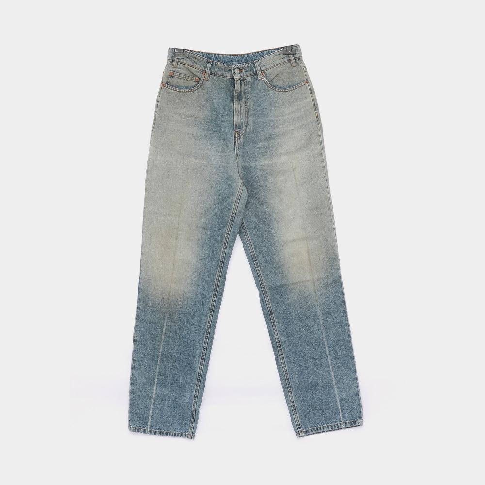 Maison Margiela MM6 Patch Logo Washed Straight Leg Denim Pa SH2LA0053 M30055 964