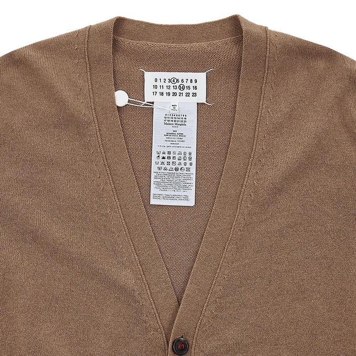 Maison Margiela Men’s Cashmere Cardigan Ivory