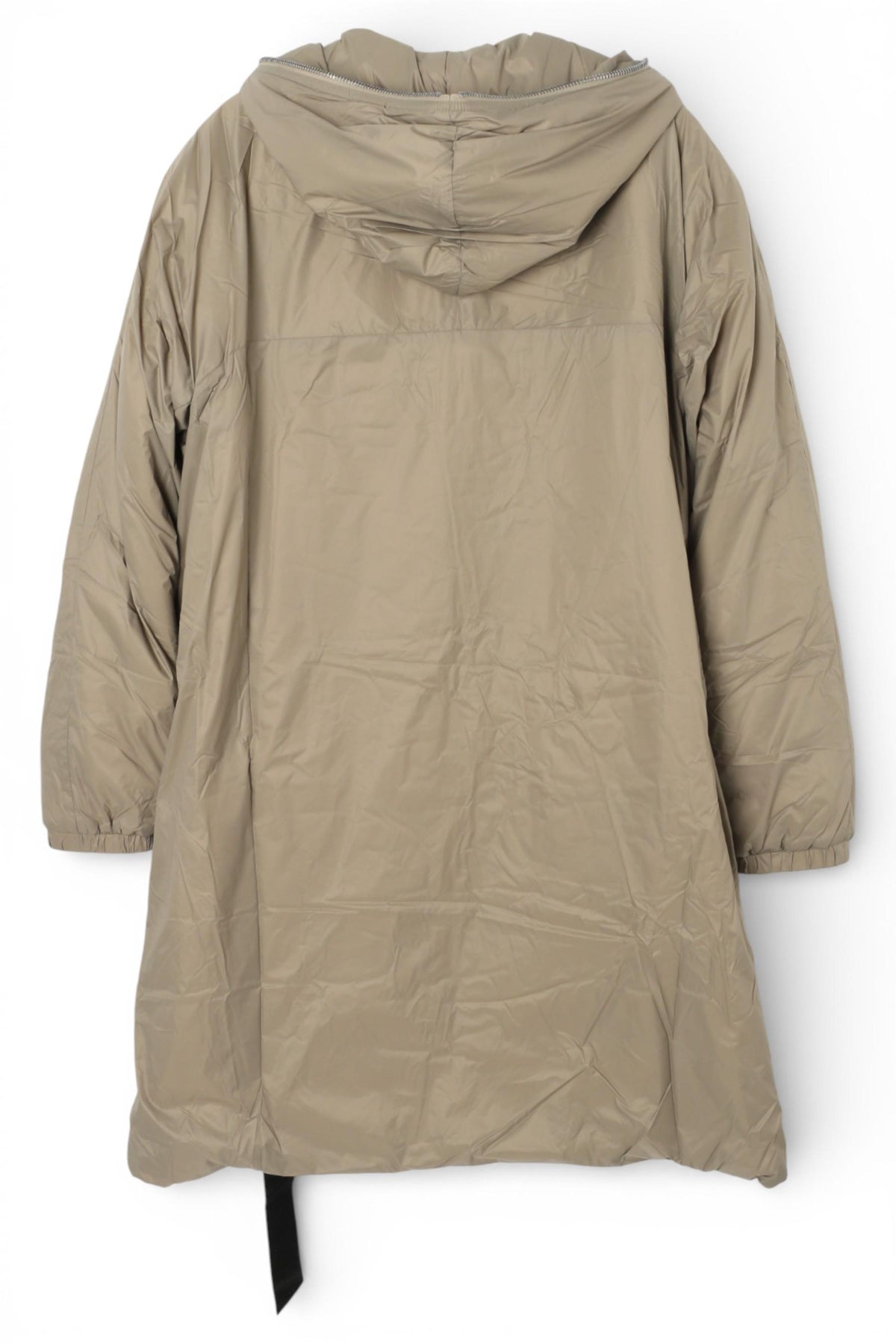 Rick Owens DRKSHDW Sealed Windbreaker Coat Dirty Pearl Nylon Coat