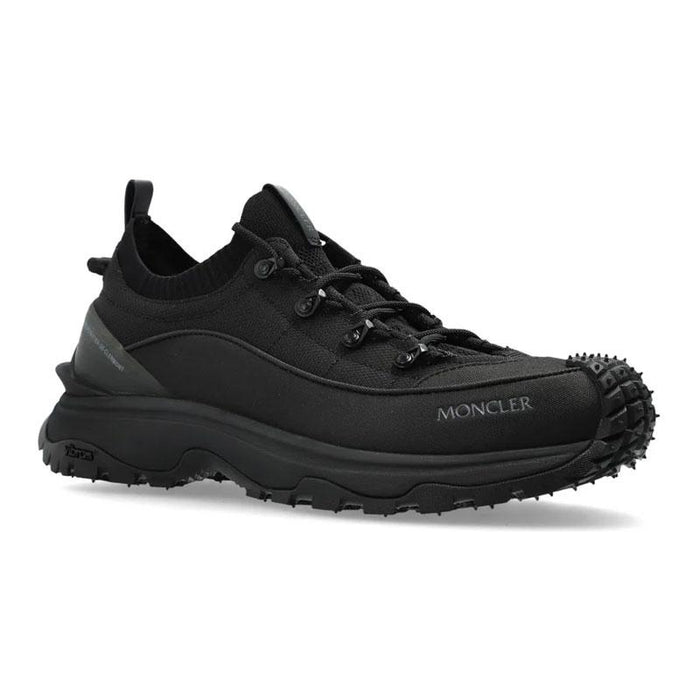 Moncler Trailgrip Lite 3 Suede Trainers Black Low-Top Sneakers