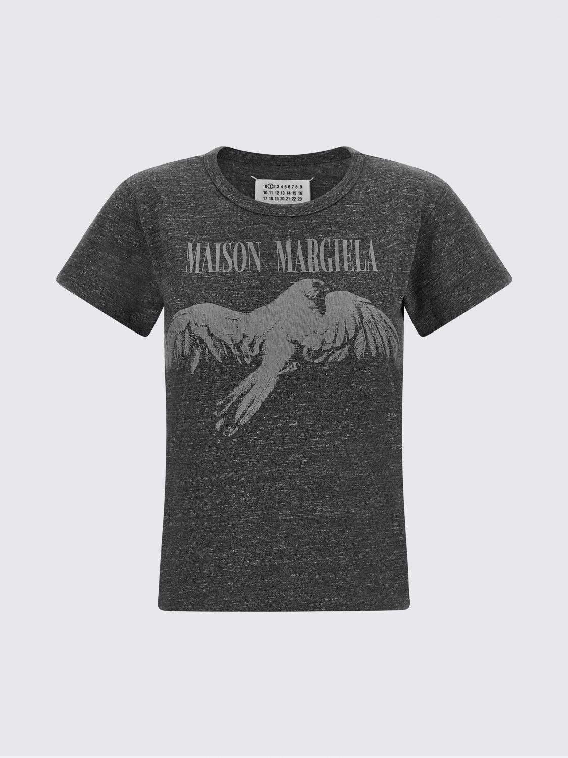 Maison Margiela Short Sleeve Cotton T-Shirt Beige Women’s