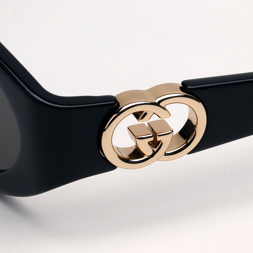 GUCCI Oval Sunglasses Asian Fit Women Acetate Frame GG1662SA 001