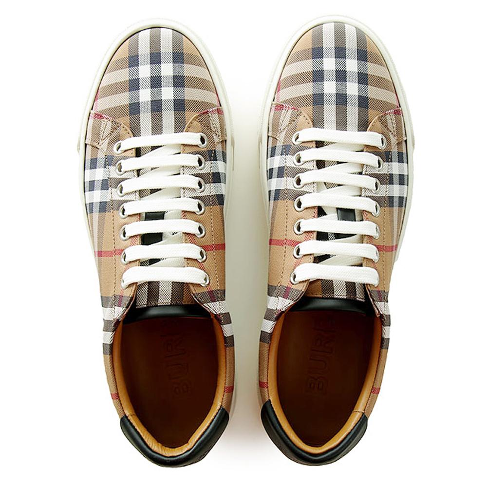 BURBERRY Albridge Check Low-Top Sneakers