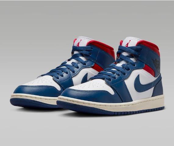 Air Jordan French Blue Gym Red Women’s High-Top Sneakers BQ6472 146