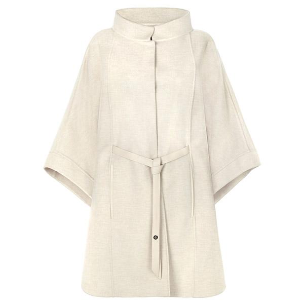 Loro Piana Natural Melange Salzburg Cashmere Cape Jacket FAG3753 A193