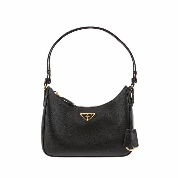 PRADA Leather Tote Bag Brown