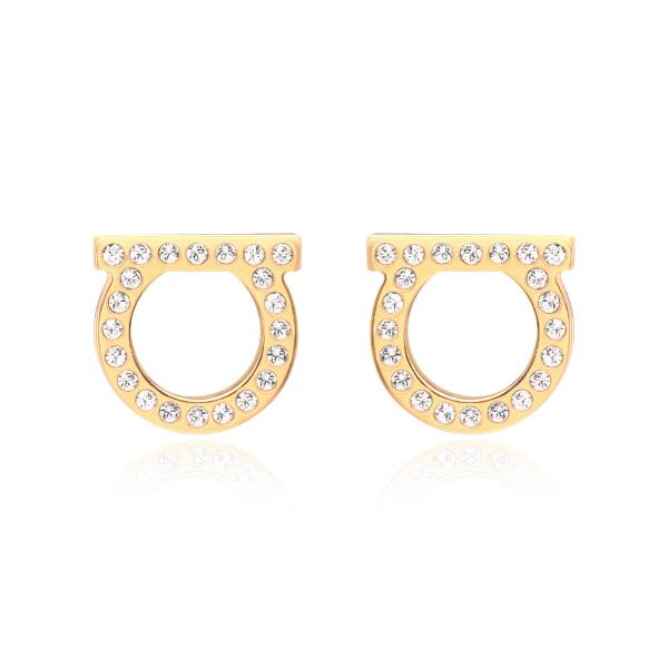 Ferragamo Gold-Tone Women's Earrings