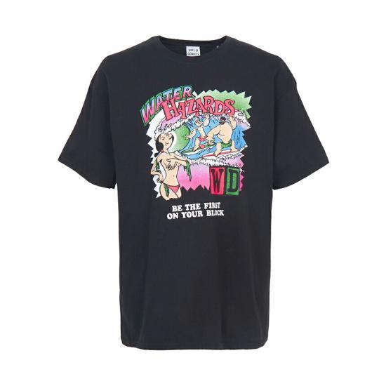 Wild Donkey Black Short Sleeve Hazards T-Shirt