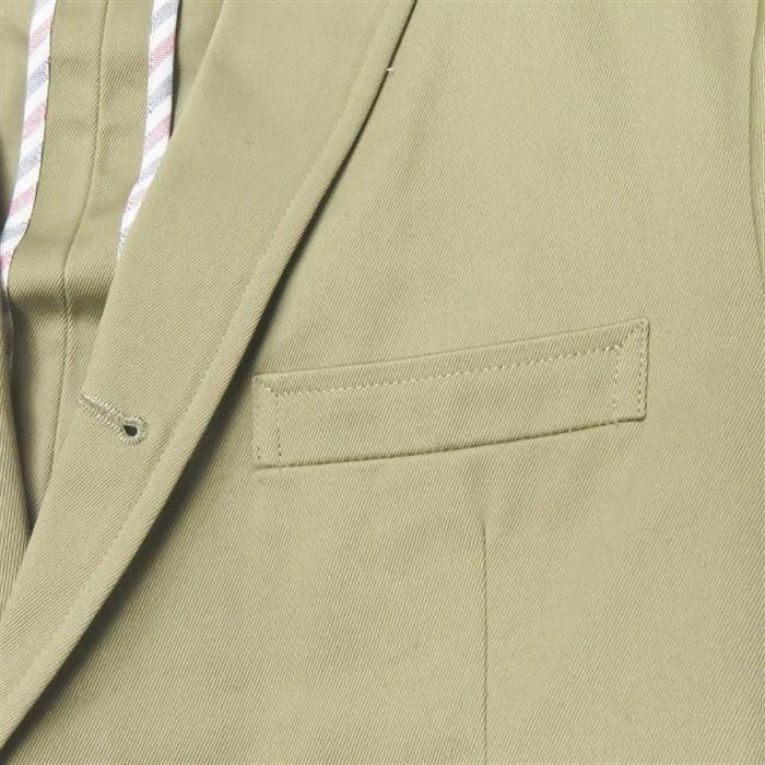 THOM BROWNE 4-Bar Beige Blazer Jacket MJU490A 03788 275