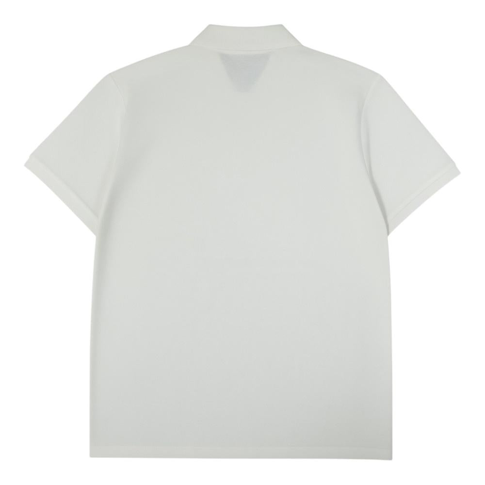 Moncler Logo Men’s Short Sleeve Polo Shirt White