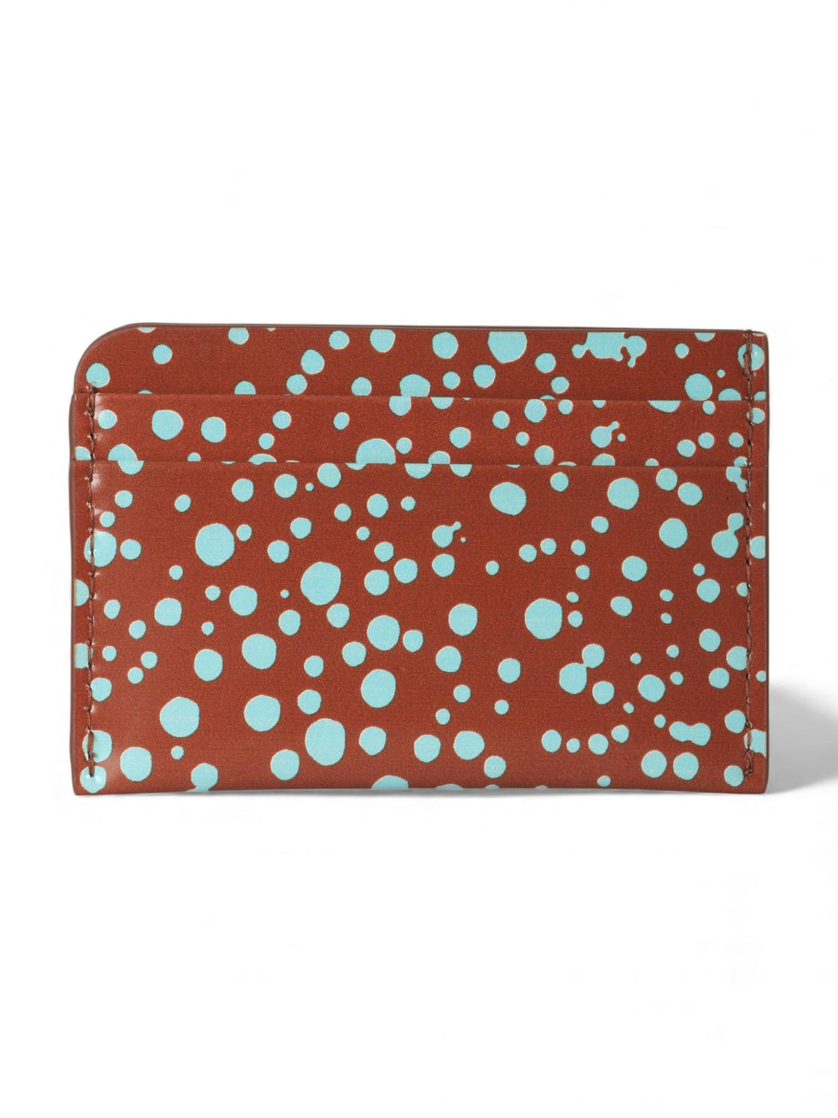 Dries Van Noten Printed Leather Card Case Brown 242 012108 558 703