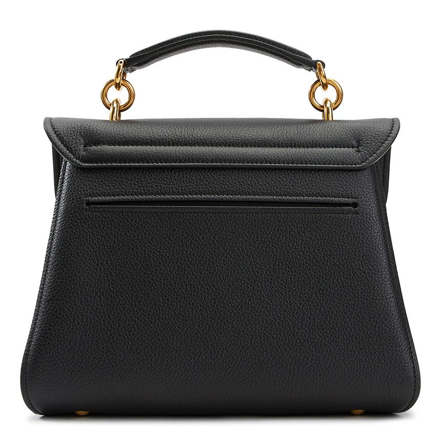 Ferragamo Gancini Leather Tote Bag for Women 21 H493 NERO 0720168