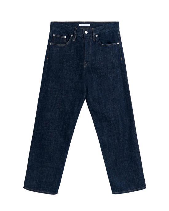 SUNFLOWER Simple Rinse Blue Denim Pants for Men