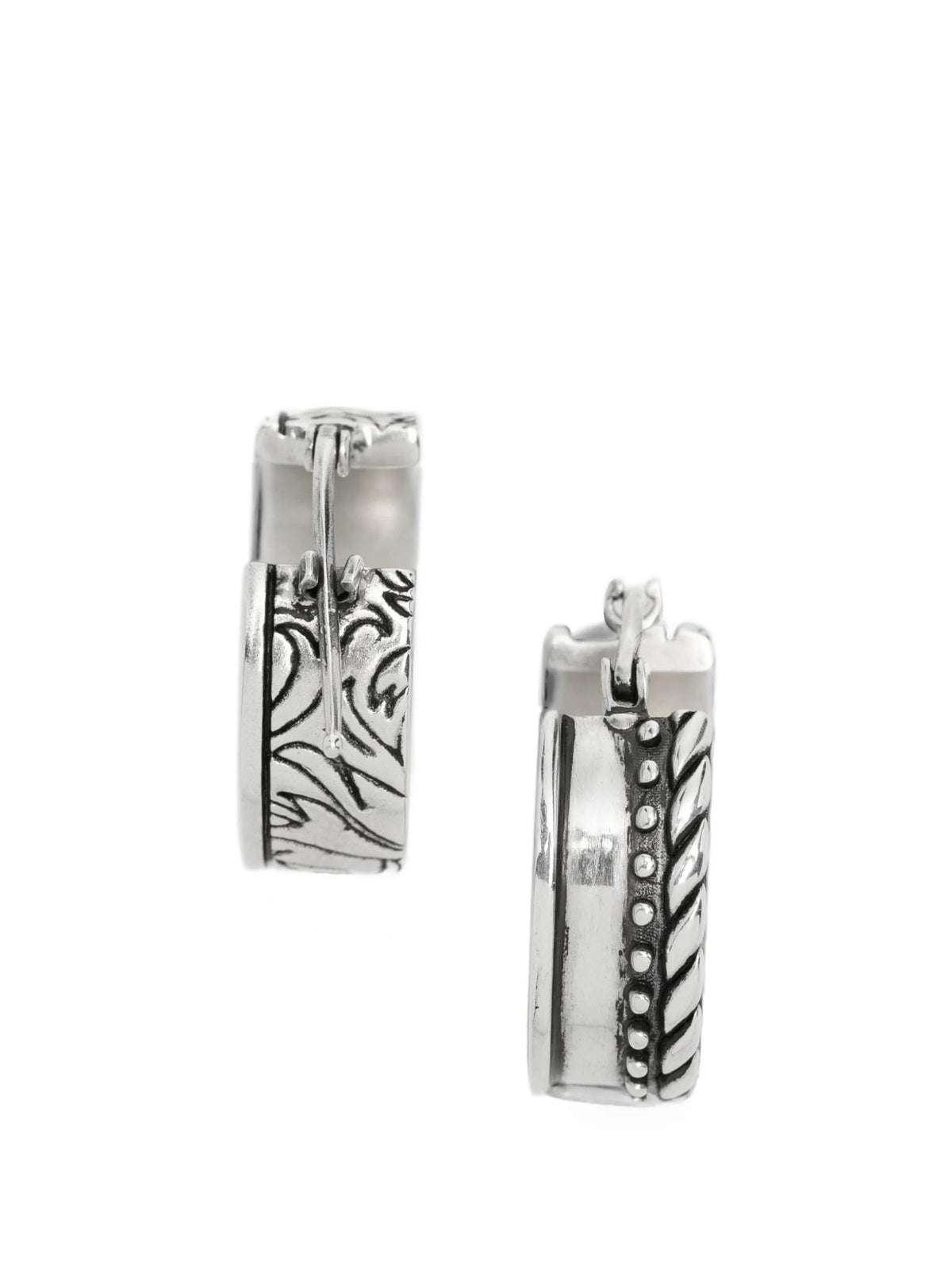 Maison Margiela Silver Hoop Earrings