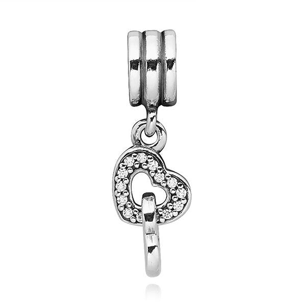 PANDORA Women’s Bracelet Pendant Charm CZ 791242 CZ