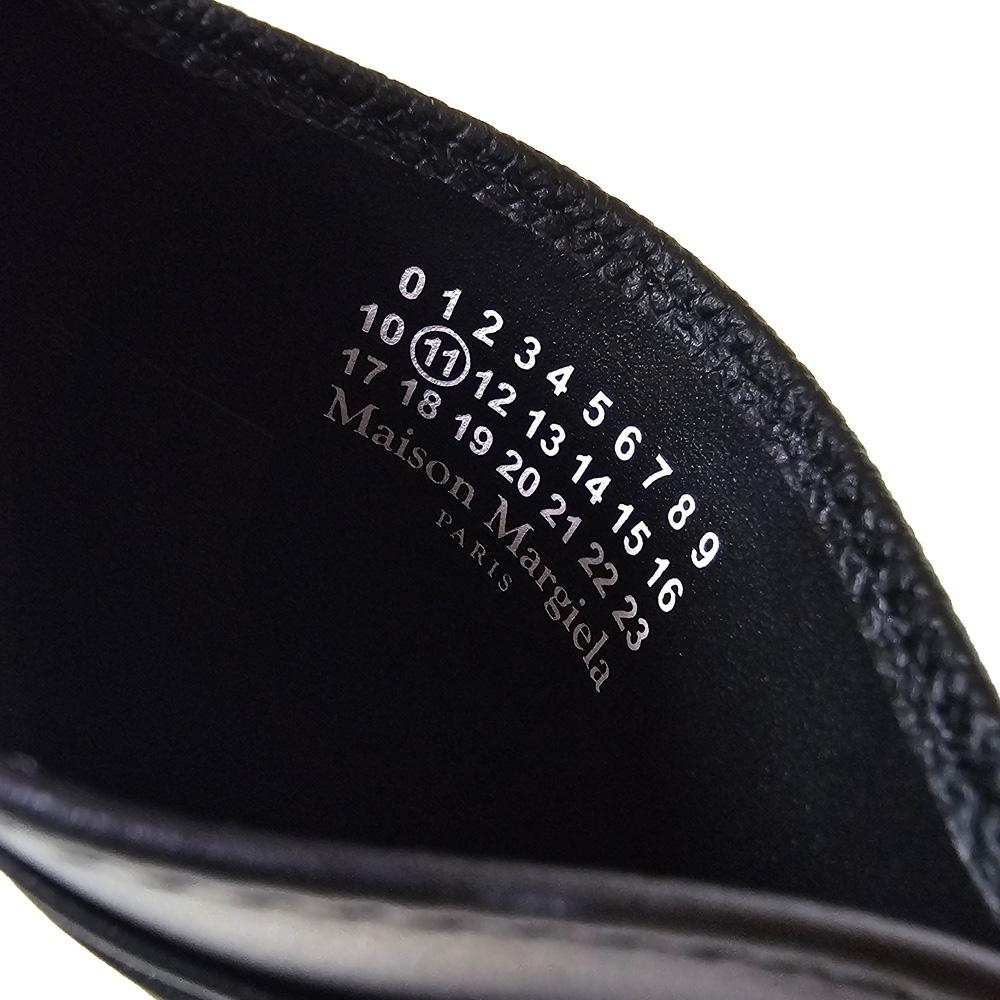 Maison Margiela Stitch Leather Card Holder Black