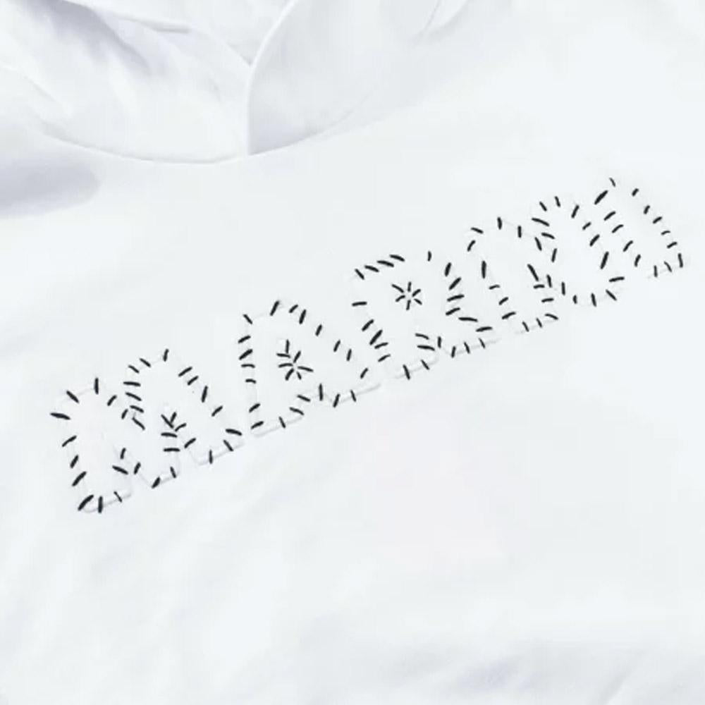 Marni Women’s Logo Embroidered Hoodie White M01466 M00RF 0M100