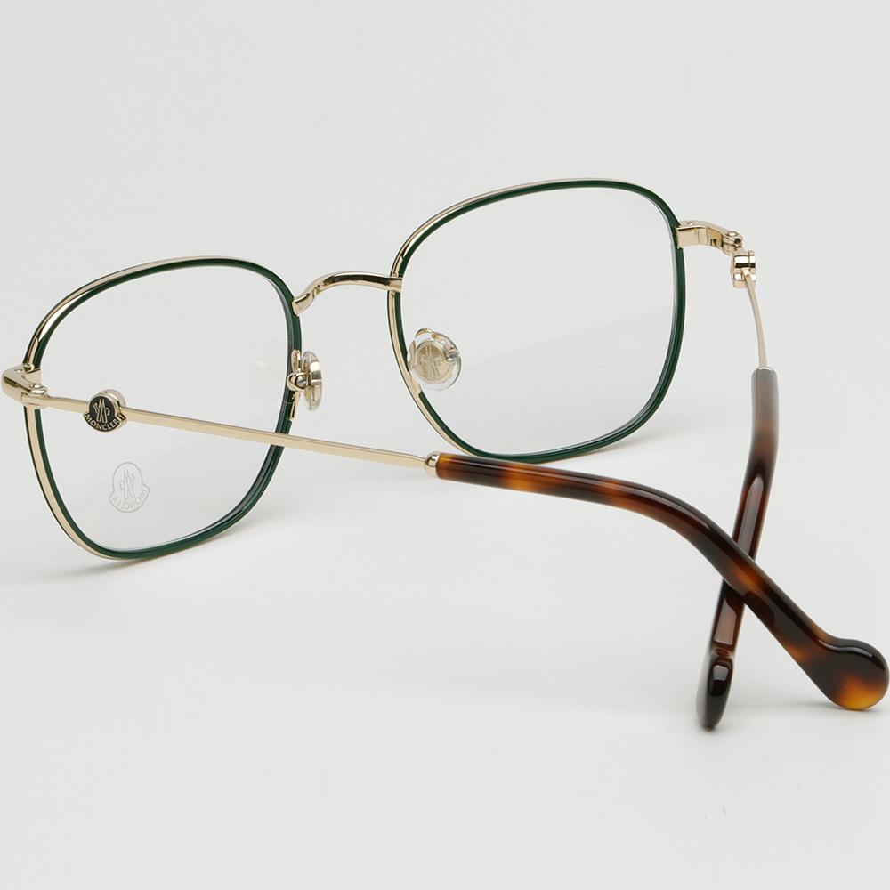 Moncler Lightweight Metal Square Windsor Rim Eyeglass Frame Unisex ML5108 032
