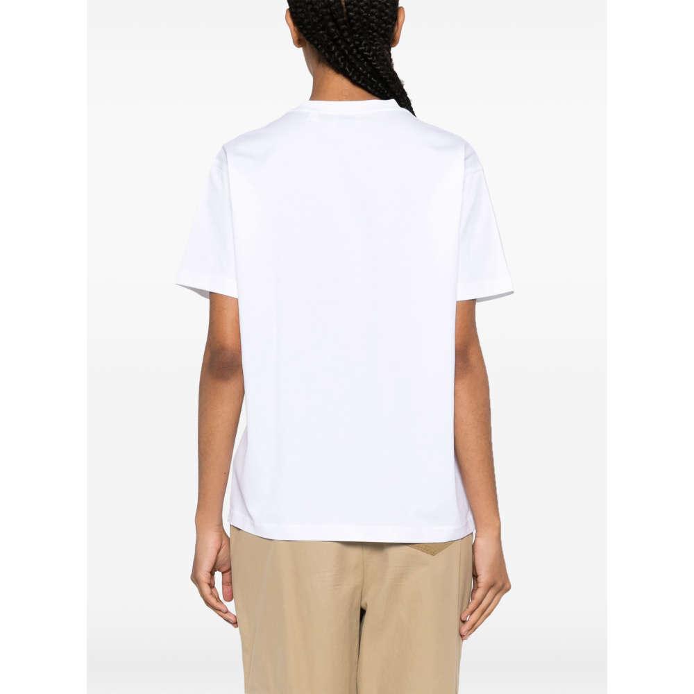 BURBERRY Check Pocket Short Sleeve T-Shirt for Women