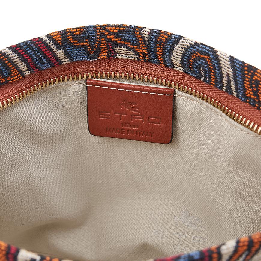 Etro Leather Clutch Bag Black Women’s