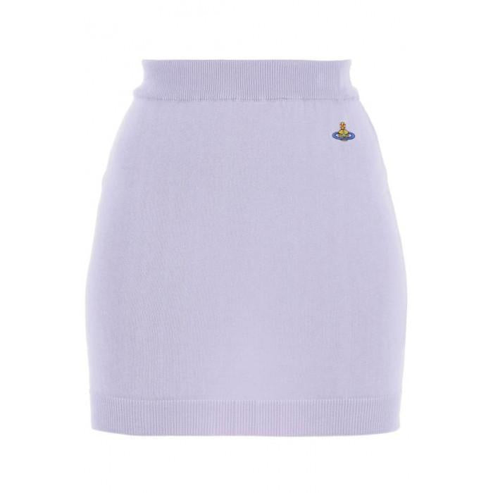 Vivienne Westwood BEA Mini Skirt Navy Wool Blend