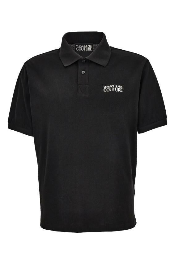 Versace Institutional Logo Regular Fit Polo Shirt 78GAG623 J0003 899