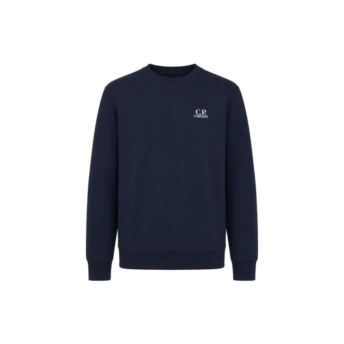 CP Company 15th Anniversary Logo Embroidered Navy Sweatshirt
