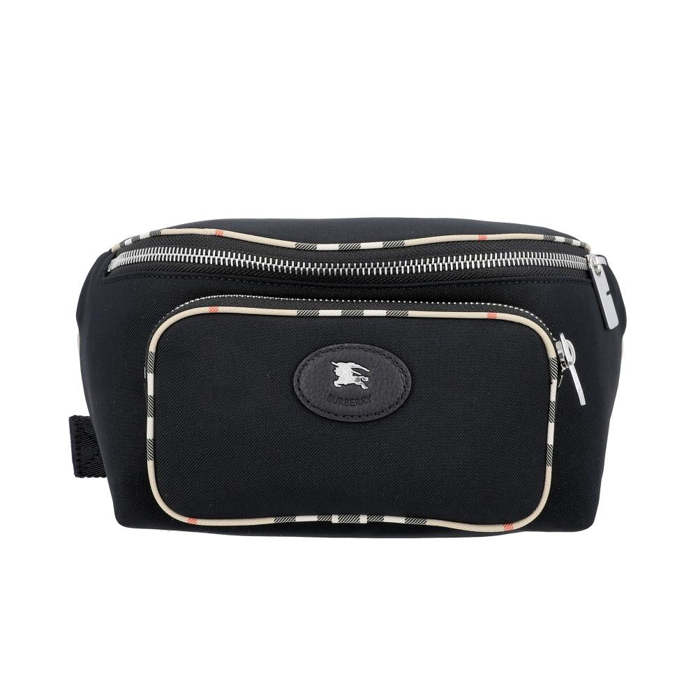 BURBERRY Check Stamp Men's Sling Bag Hip Pack