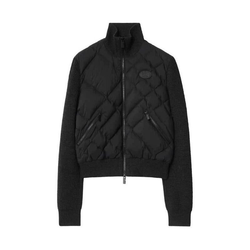 BURBERRY Women’s Wool Check Puffer Jacket 8118255