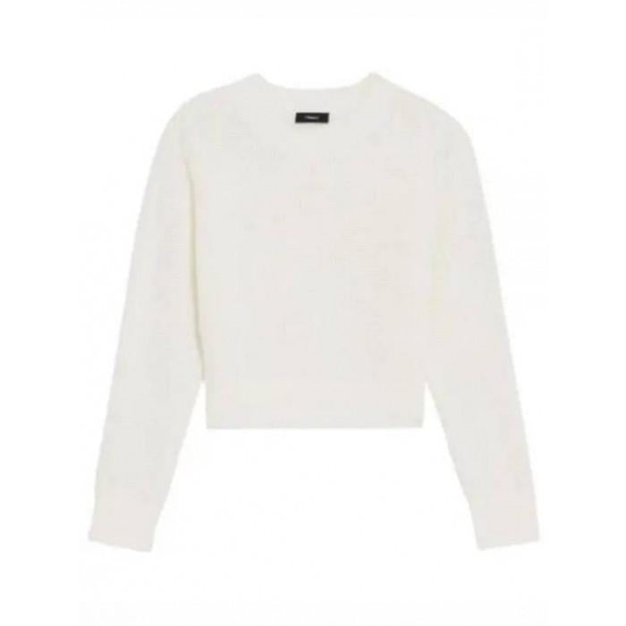 Theory Pointelle Pullover Sweater O0416703 100