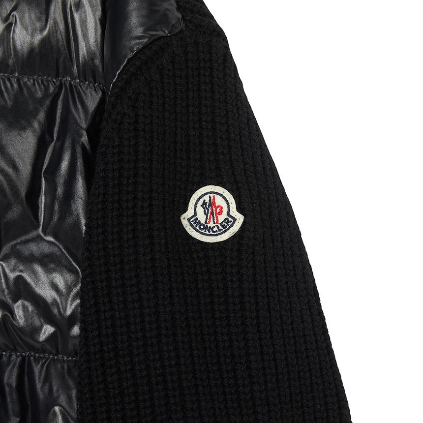 Moncler Women’s Padded Knit Cardigan Black