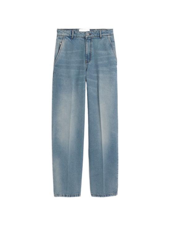 AMI Used Blue Denim Jeans for Women