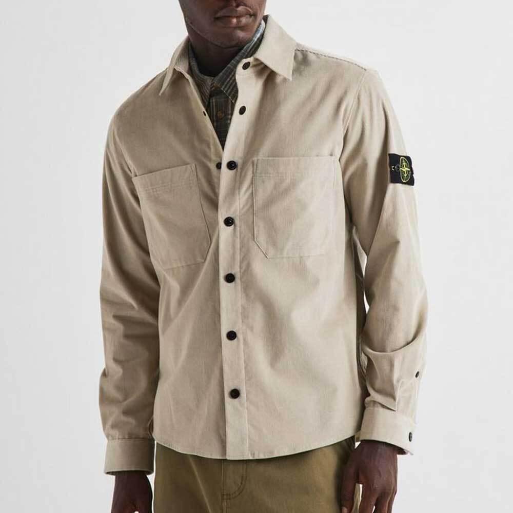 STONE ISLAND Cotton Corduroy Overshirt Jacket L2S151200042 S0144 V0095