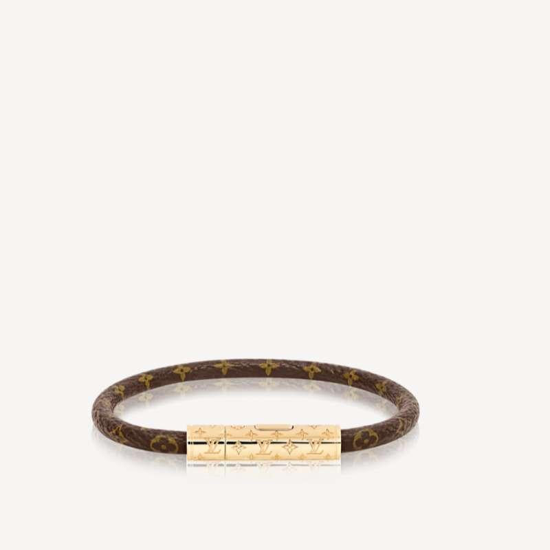 Louis Vuitton Women LV Confidential Bracelet Gold-Tone Jewelry