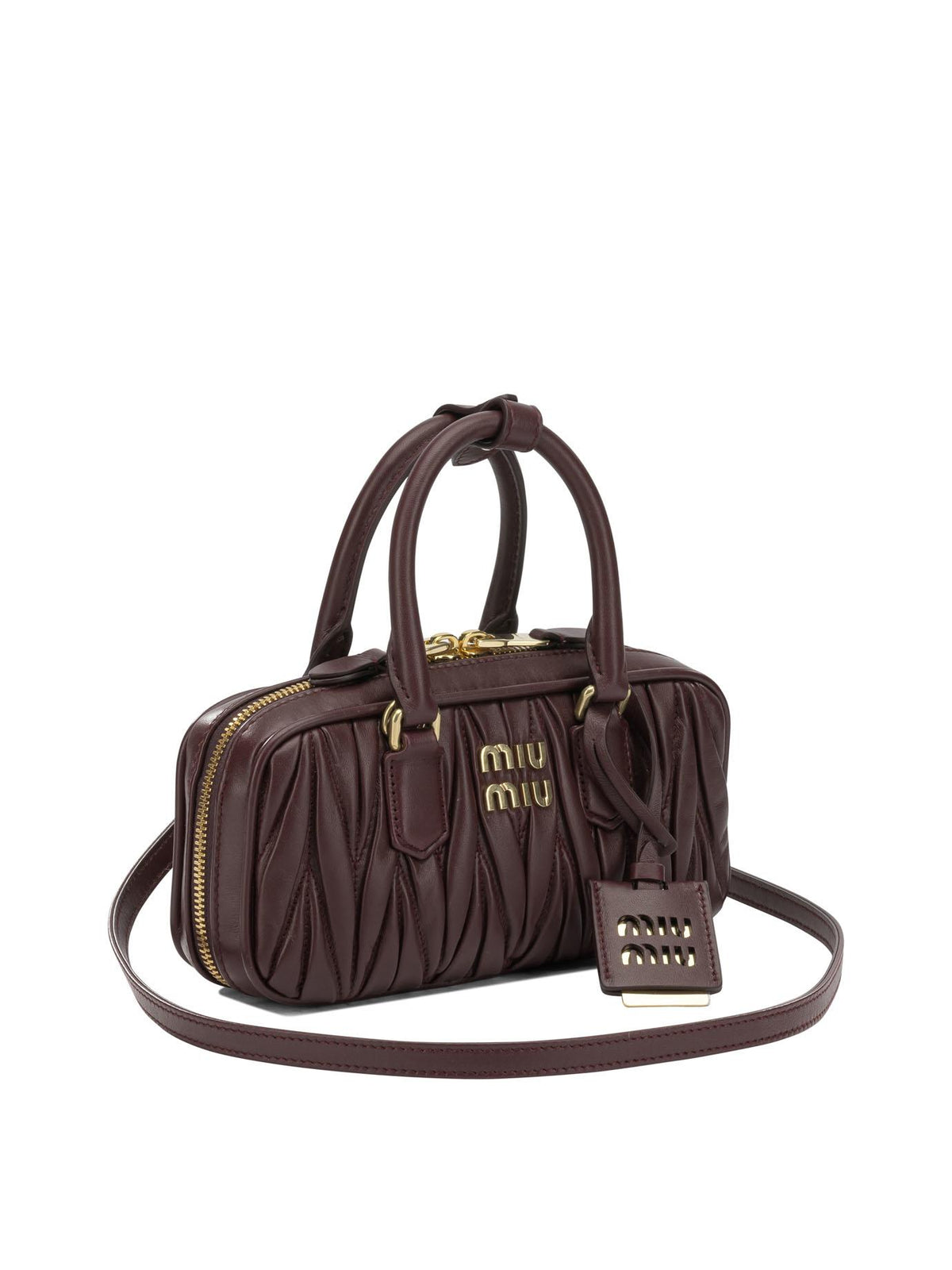 Miu Miu Black Leather Mini Shoulder Bag