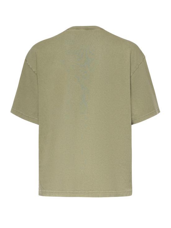 AXEL ARIGATO Deep Lichen Green Short Sleeve T-Shirt for Men