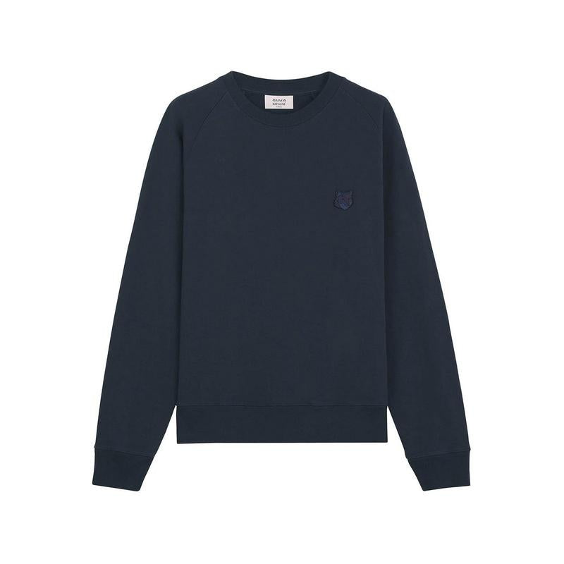 Maison Kitsune Bold Fox Head Logo Crewneck Sweatshirt